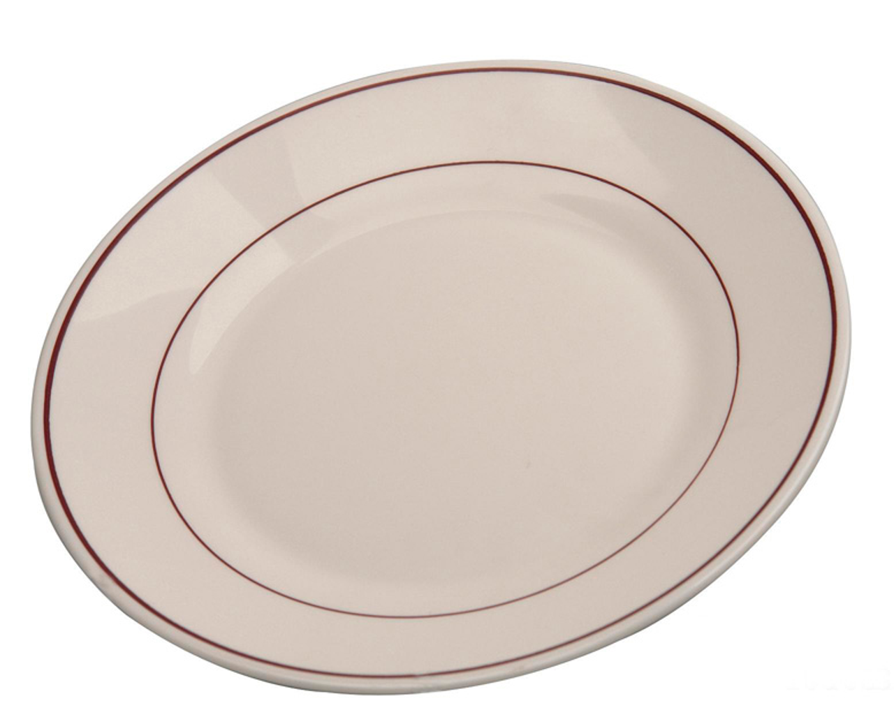 Arcoroc Bord Arcopal Bordeaux 19,5 см Hardglas Offwhite Rood