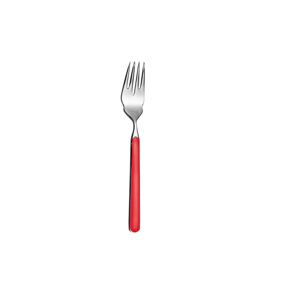 Table Fish Fork Red