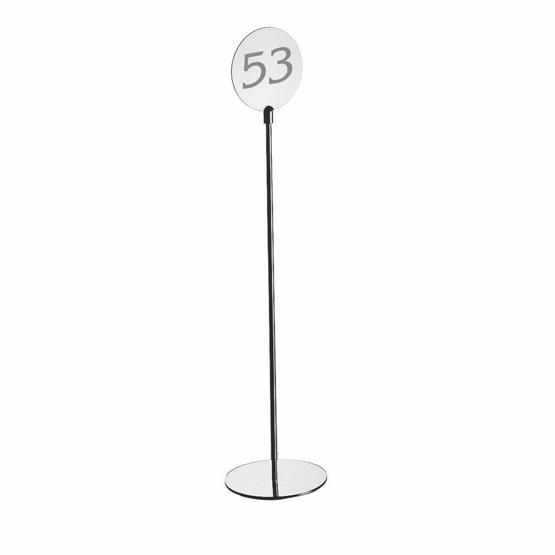 Table Number Stand; H: 18-5/8" D: 3-1/4"