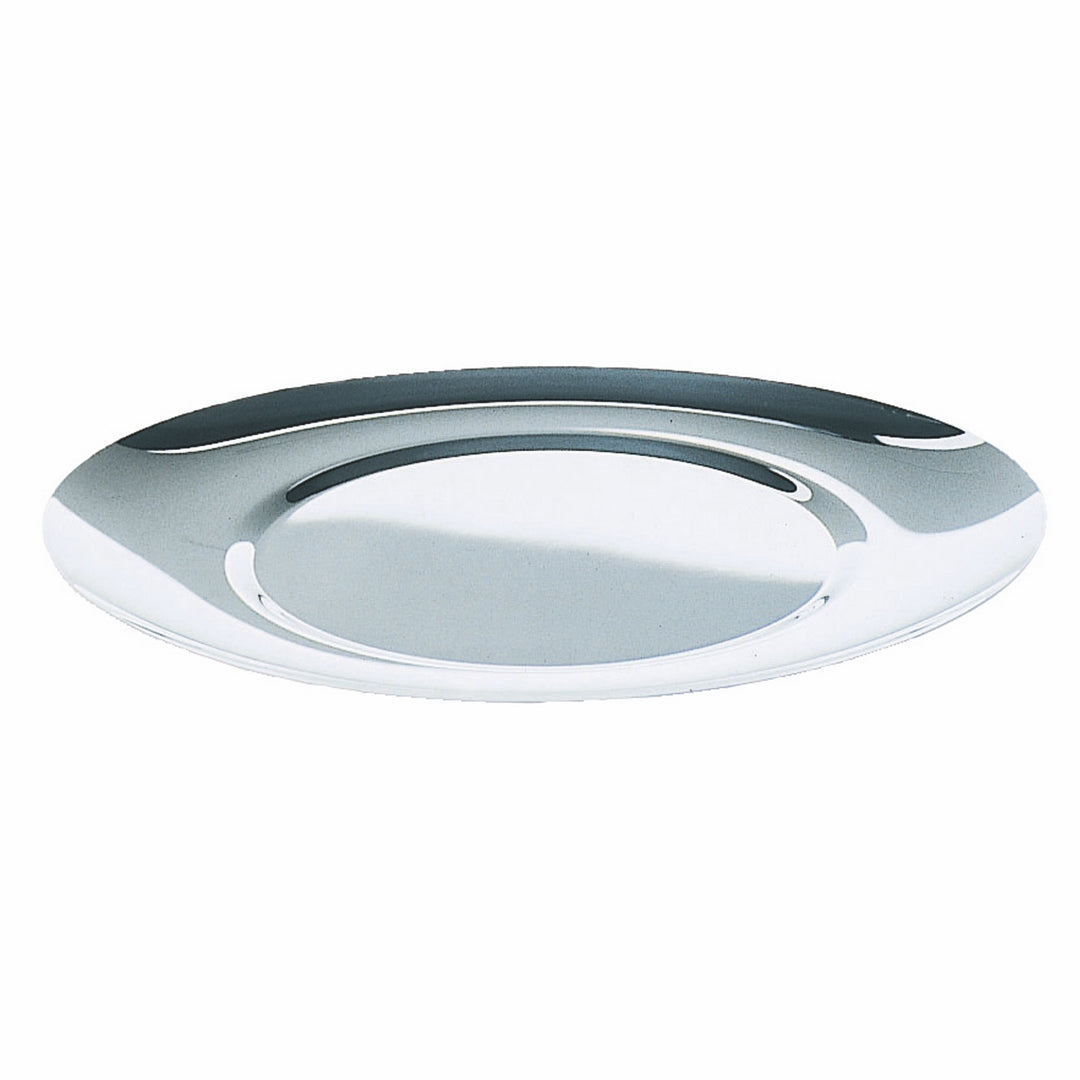Oval Charger; L: 15-3/8" W: 14-1/8"