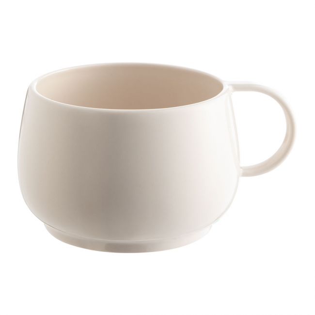 Breakfast Cup 13 3/16 oz - stackable - Pink