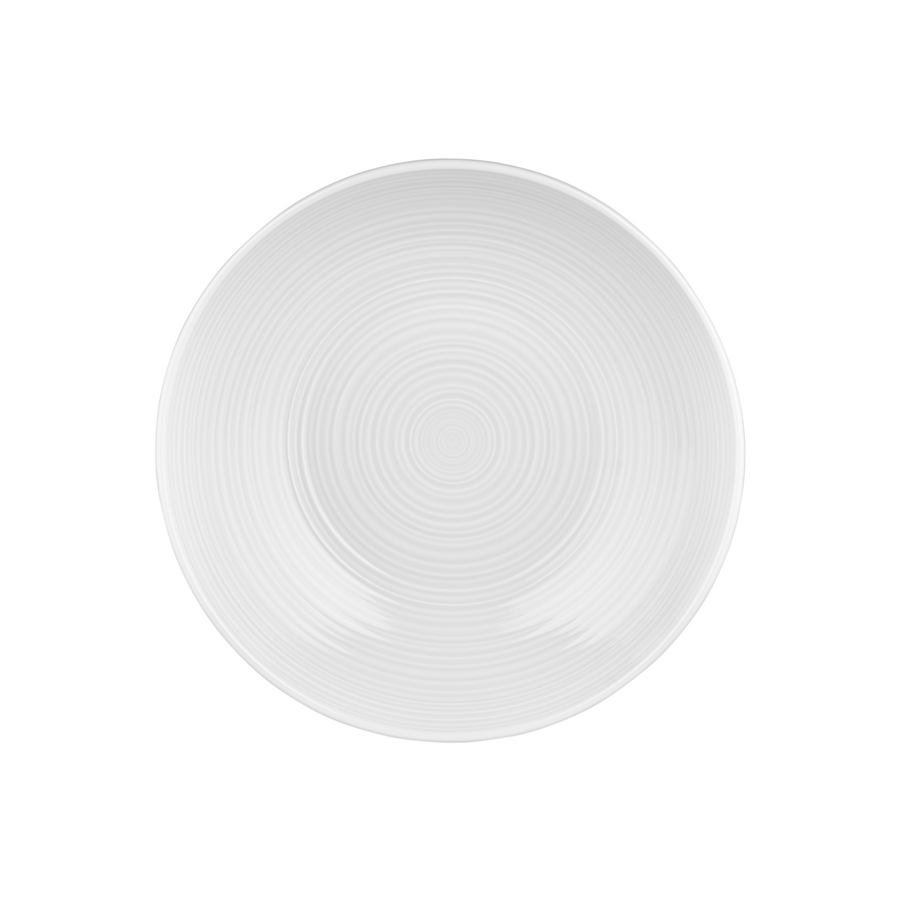 Від Bone Bord diep Helix White 25 см Porselein Wit