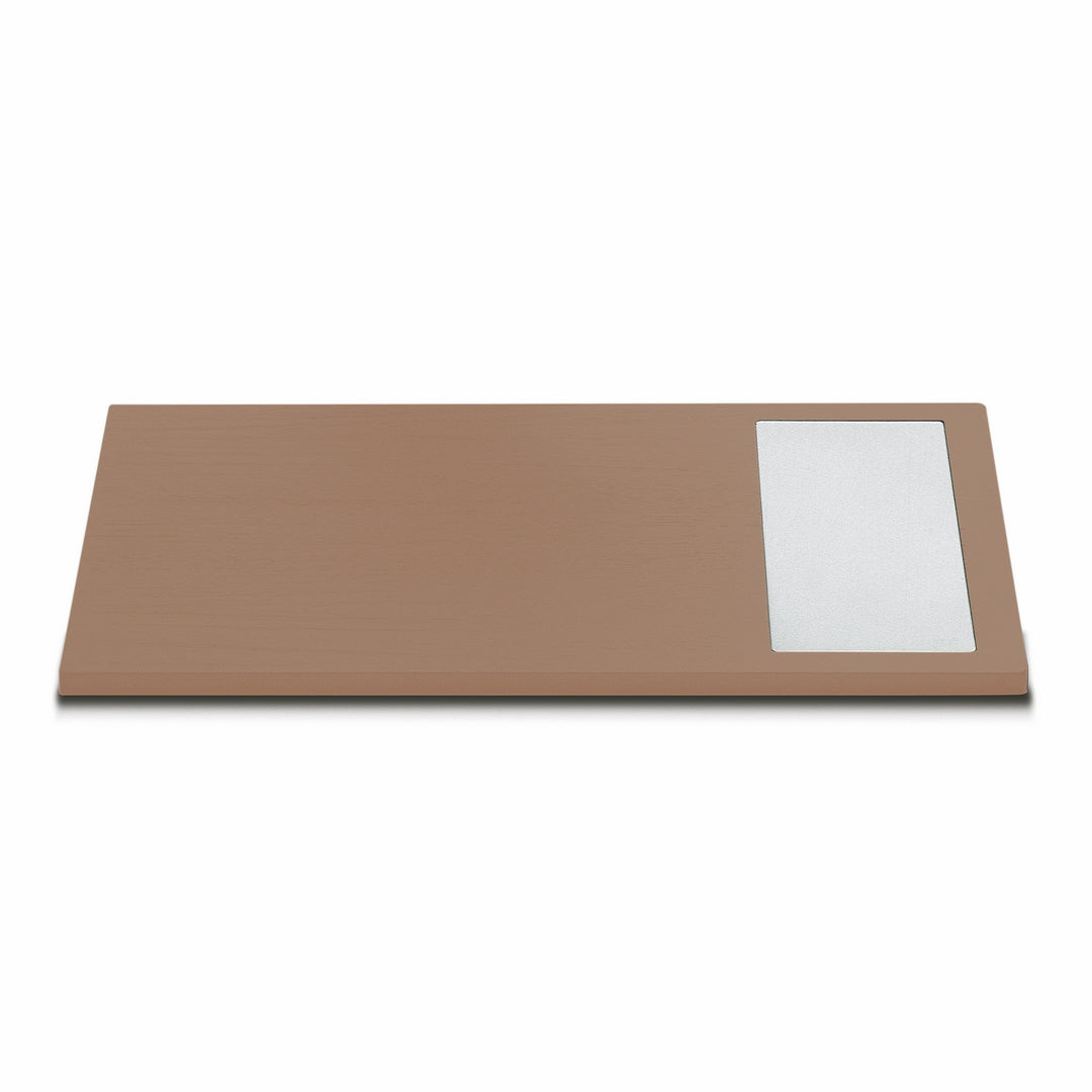 Wenge Wood Finish Rect. Place Mat;  L: 15" W: 11" Walnut