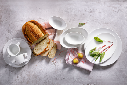 Palmer Bord coupe White Delight 30 x 21.5 cm Porselein Wit