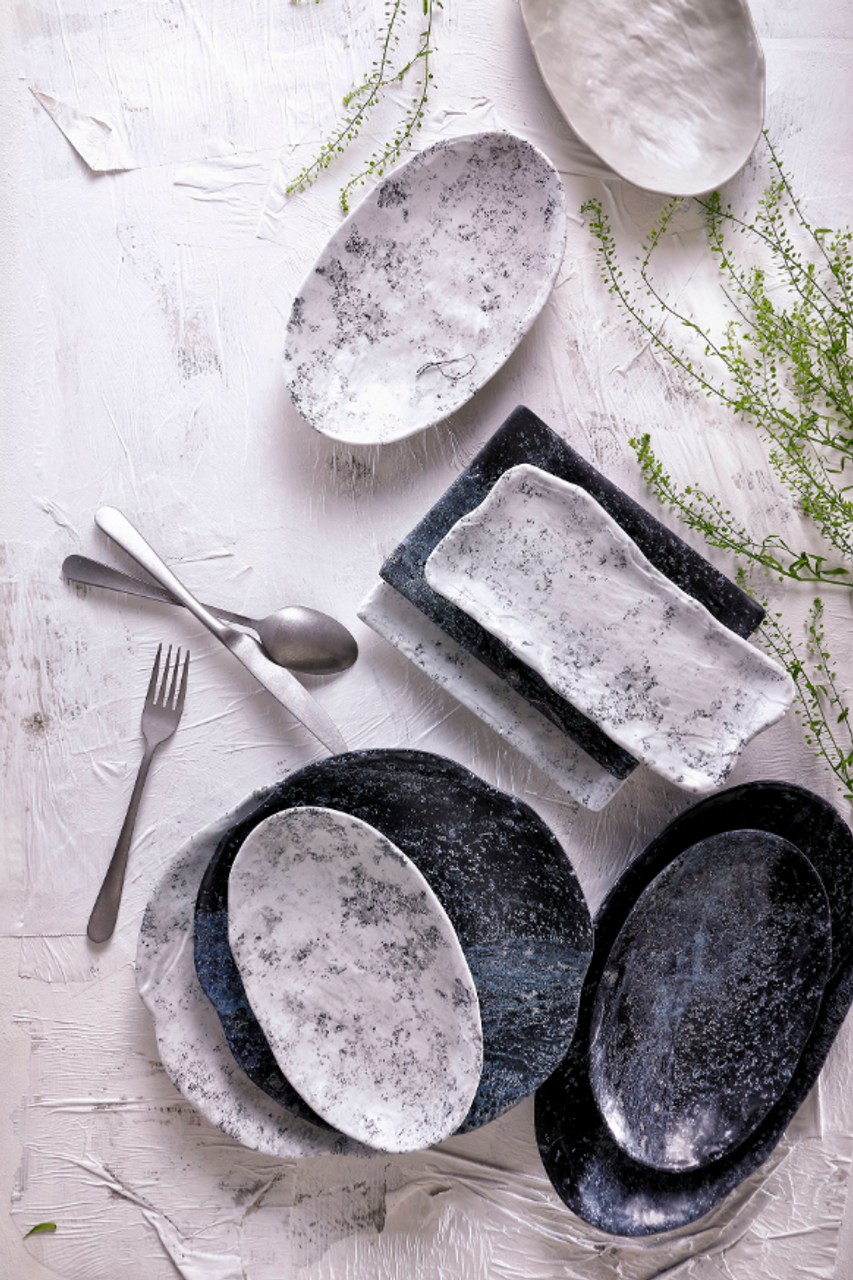 Cheforward Schaal Endure 30 x 12,5 см Melamine Zwart 