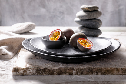 Palmer Bord Rocks 31 x 27 cm Porselein Zwart