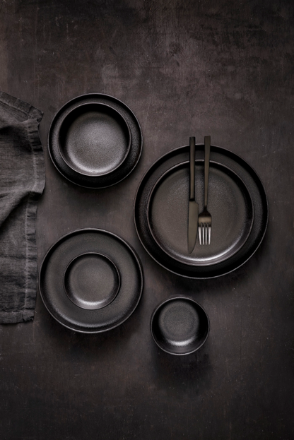 Maastricht Porselein Schaal Universe 11 cm 45 cl Zwart