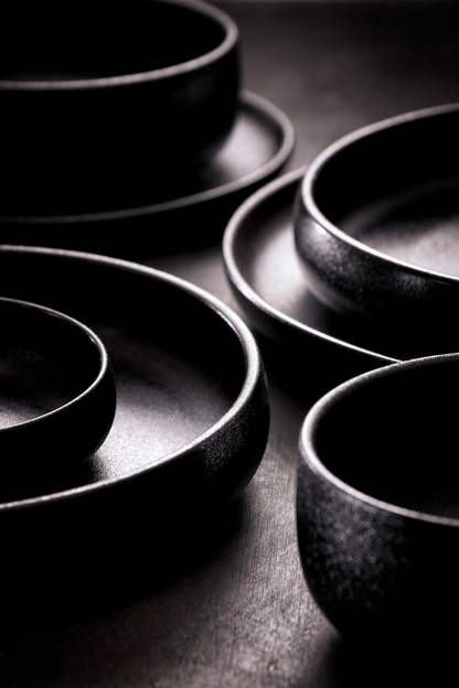 Maastricht Porselein Schaal Universe 14 cm 65 cl Zwart