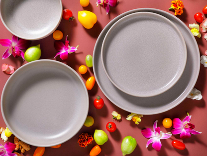 Palmer Bord Sandy Loam 22 cm Stoneware Grijs