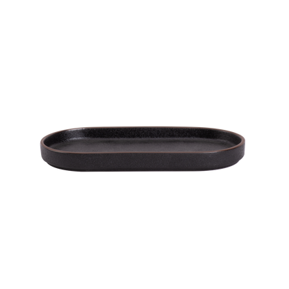 maastricht-porselein-bord-ovaal-cafe-noir-22-cm-zwart_