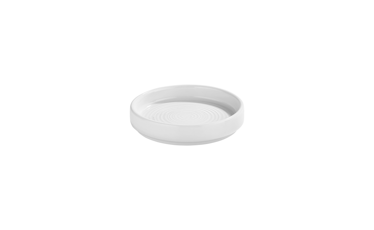Від Bone Bord diep Helix White 9 см Porselein Wit 