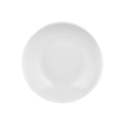 Від Bone Bord diep Helix White 25 см Porselein Wit 