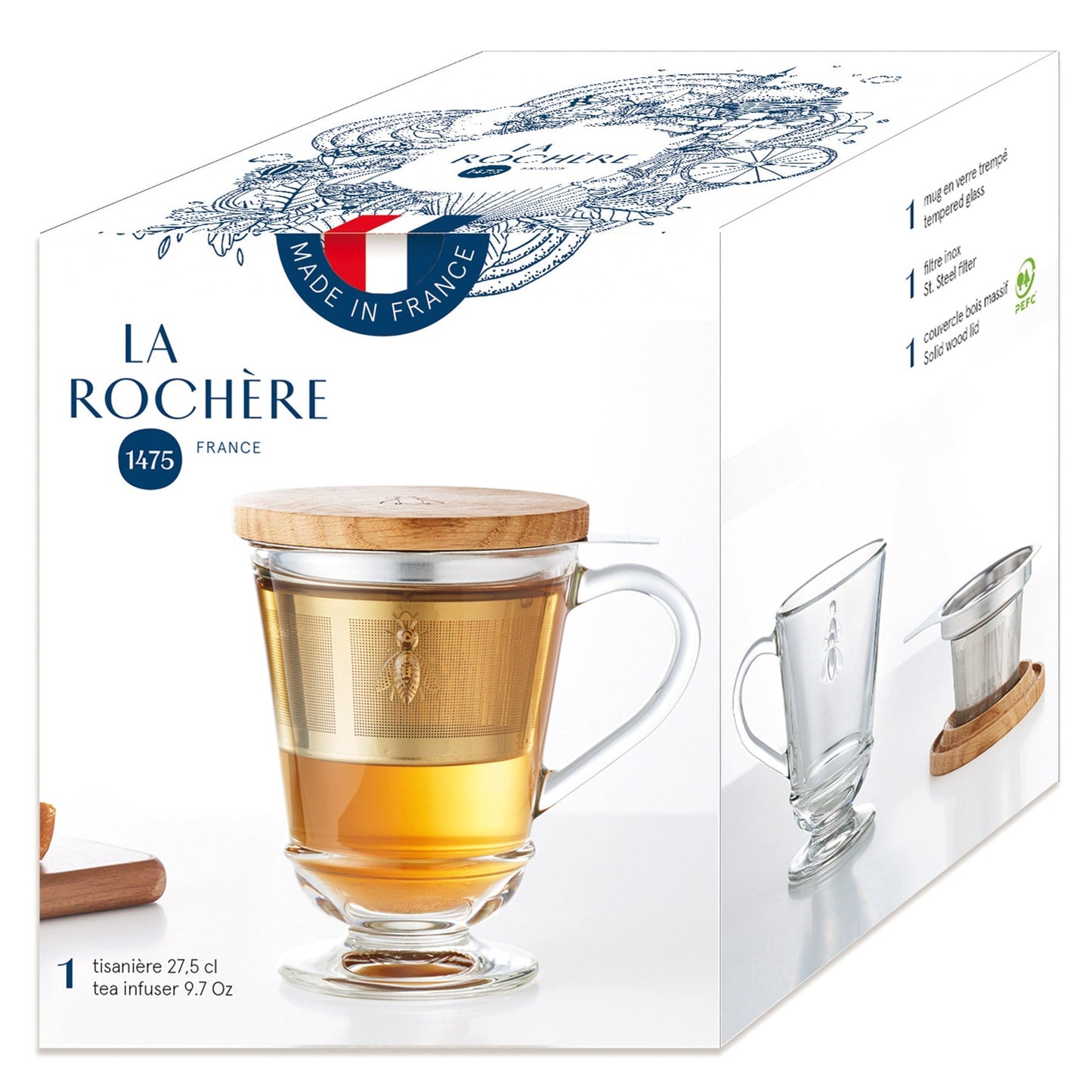 Чашка для заварювання чаю La Rochere Bee Артикул: '642201