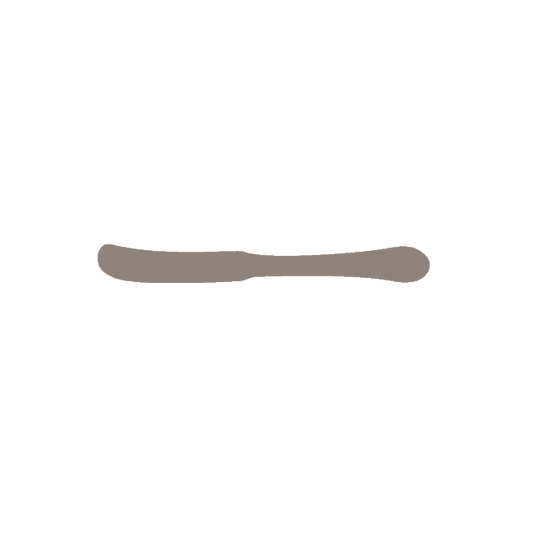Butter Knife | Solid Handle | Mirror Finish: 3566 