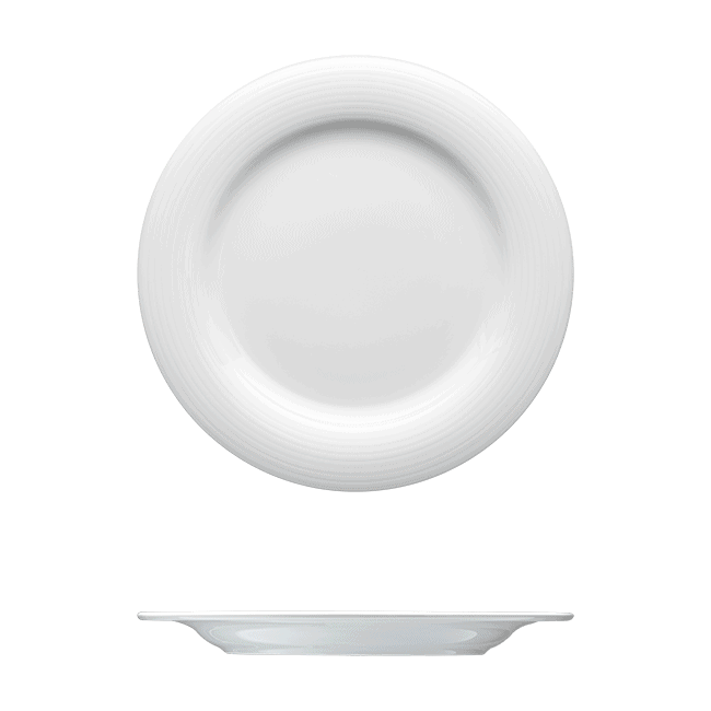 Round Plate | Catalog Number: 010 0040 | Dimensions: 7 in (18 cm)