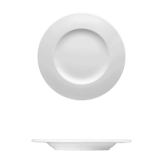 Round Plate | Catalog Number: 046 0020 | Dimensions: 9 1/2 in (24 cm)